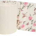 Cot Liner 180cm fit Cot 120x60cm 100% Cotton Baby Nursery Secret Garden/ Dots with Vanilla