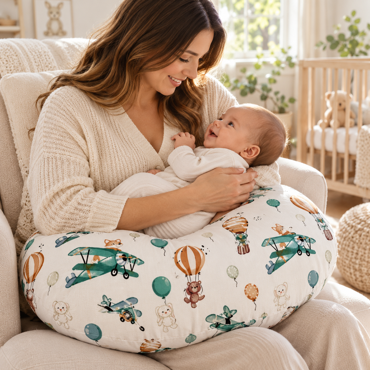Baby Feeding Pillow Cotton Newborn Dreamy Flight