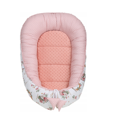 Baby 6pc Double Sided Soft Cocoon Infant Nest Bed Cushion Dreamland/ Dots Pink - MyHappy Baby