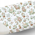 80x38cm Fitted Sheet for Baby Moses Basket Pram 100% Cotton  Animals in the Forest
