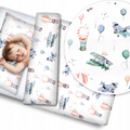 2Pc Baby Bedding Duvet Cover Set fit Cot Cotton 120x90cm Dreamy Flight