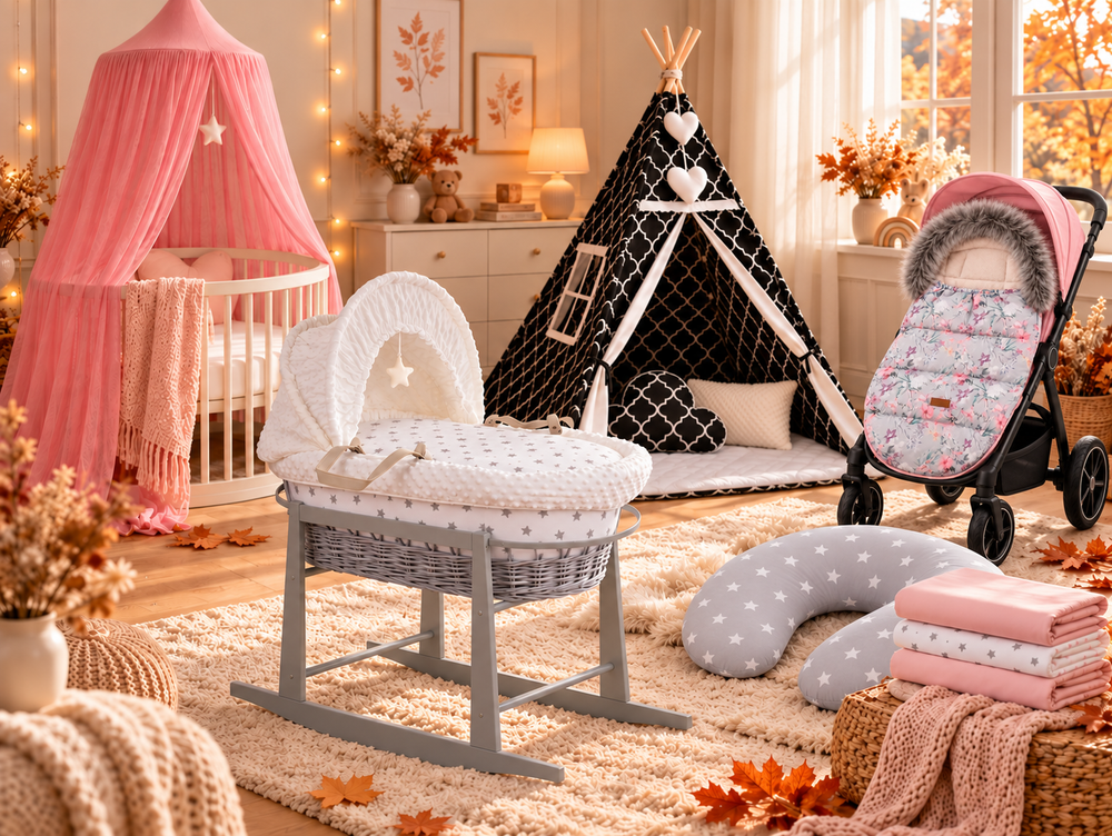 Main baby stroller scene mobile