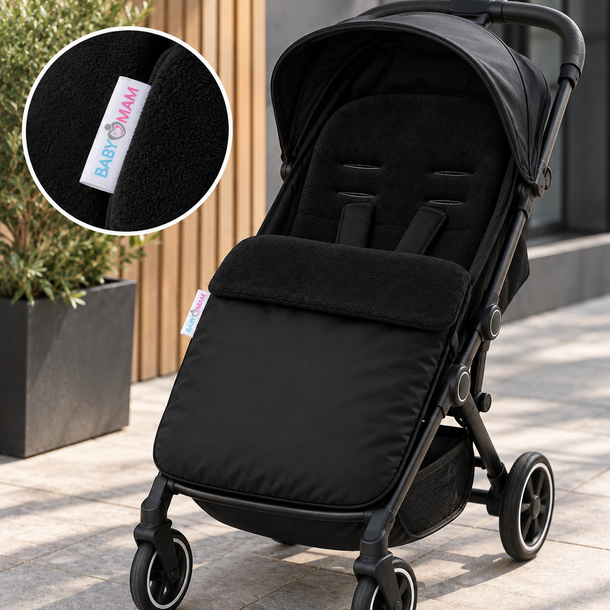 Universal Footmuff Black/ Black