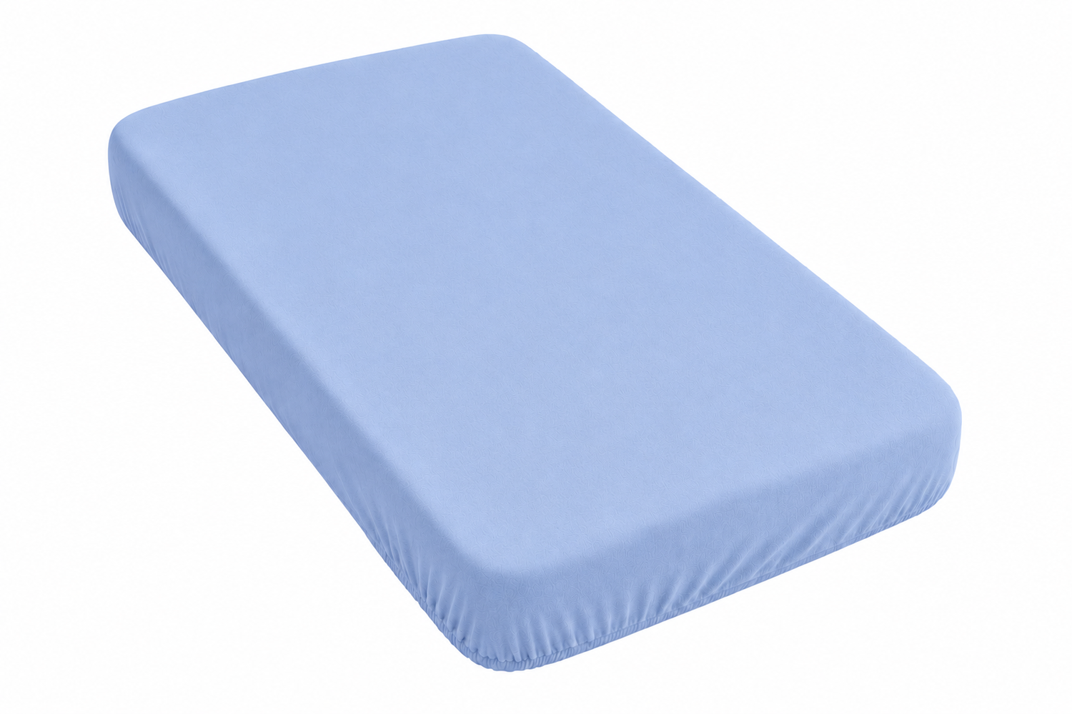 100% cotton fitted sheet for cot 120x60cm nursery baby soft plain style Blue - MyHappy Baby