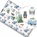Baby Fitted Sheet 100% Cotton Mattress Toddler Bed 140x70cm Camping