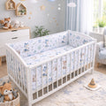Baby Bedding Set 3Pc Allround Duvet Cot 120x60cm Wolf in the Forest