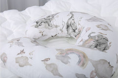 Baby Feeding Pillow Cotton Newborn Elephant in the Cloud - MyHappy Baby
