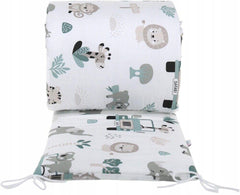 Baby Bedding Set 3pc fit Crib 70x80 Bumper 260cm Cotton On Safari - MyHappy Baby