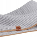 Waffle Blanket for Baby 100% Reversible Cotton 100x78cm Grey
