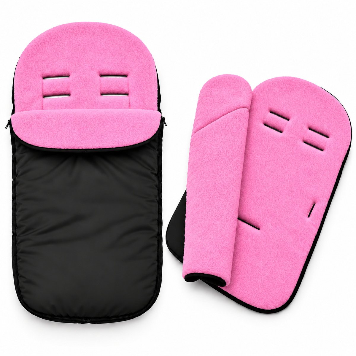 Universal Footmuff Black/ Dark Pink