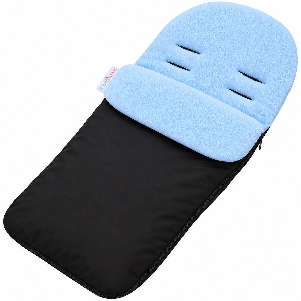 Universal Baby Footmuff for Pushchair & Stroller – Warm Fleece Lining, Water-Resistant, 2-in-1 Cosy Toes (Light Blue)