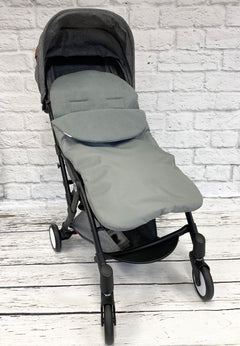 Universal Footmuff Fleece Pushchair Stroller Buggy Car seat Plain/Grey - MyHappy Baby