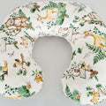 Cover Feeding Pillow Nursing Baby Breastfeeding Cotton Animals in the Forest