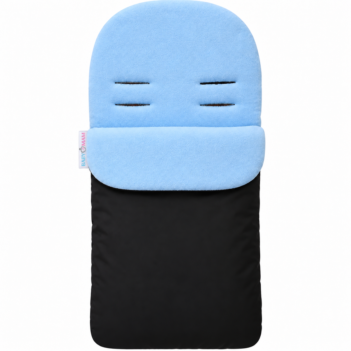 Universal Baby Footmuff for Pushchair & Stroller – Warm Fleece Lining, Water-Resistant, 2-in-1 Cosy Toes (Light Blue)