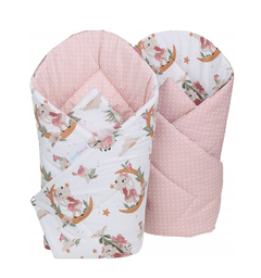 Baby 6pc Double Sided Soft Cocoon Infant Nest Bed Cushion Dreamland/ Dots Pink - MyHappy Baby