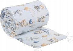 Padded Bumper To Fit Baby Cot Bed All-Round Cotton 420cm Walk in the Clouds - MyHappy Baby