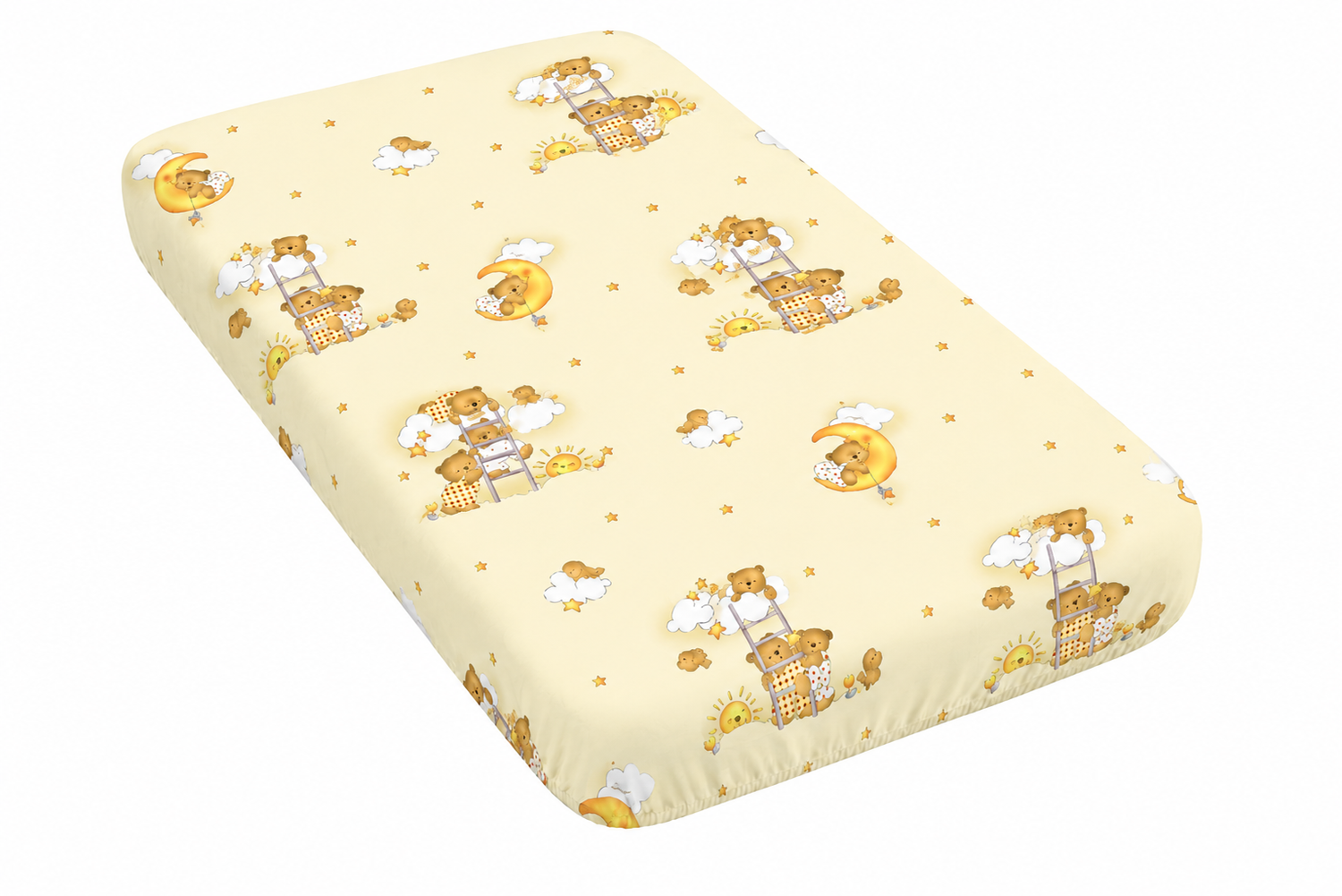 120x60 Sheet Ladder Cream - MyHappy Baby