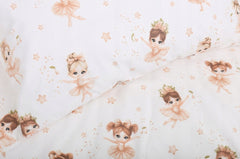Baby Bedding Set 120x90cm Pillowcase Duvet Cover 2Pc Fit Cot Maja and Zuzia Beige - MyHappy Baby