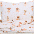 Baby Bedding Set 120x90cm Pillowcase Duvet Cover 2Pc Fit Cot Maja and Zuzia Beige