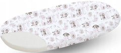 80x38cm Fitted Sheet for Baby Moses Basket Pram 100% Cotton Pink Bears - MyHappy Baby