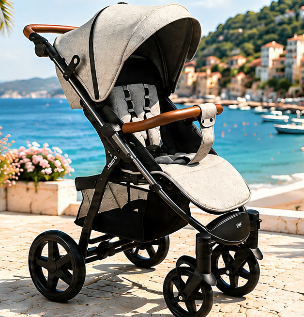 Main baby stroller scene mobile