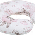 Cover Feeding Pillow Nursing Baby Breastfeeding Cotton Pink Bears
