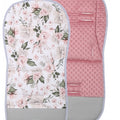 Universal Seat Liner Pushchair Double Sided Soft Pram Cotton Buggy Stroller Smocked/Romantic Flowers