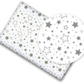 Fitted Sheet 120x60cm 100% Cotton for Baby cot Milky Way