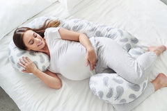 Pregnancy Pillow+Cover Rest Full Body Nursing Large C Shape Feathers - MyHappy Baby