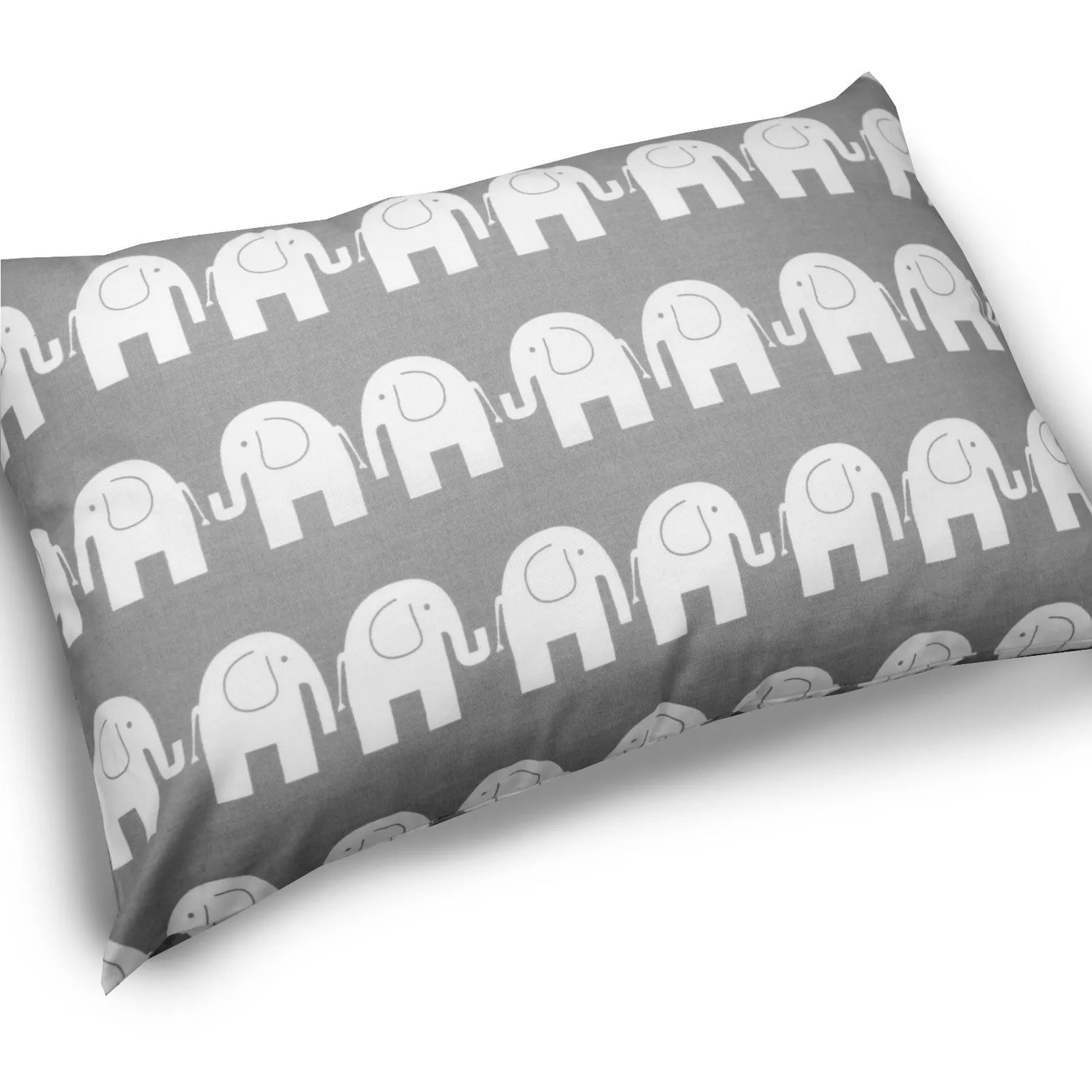 Pillow with Filling 60x40 cm – Elephants Grey