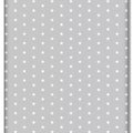 Baby Fitted Cot Sheet Printed Design 100% Cotton Mattress 120X60 cm Small White Stars On Grey