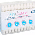 Cotton Cosmetic Buds 1pack/55pcs Swabs Made of natural cotton with rounded tips