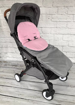 Universal Footmuff Grey/ Pink - MyHappy Baby