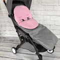Universal Footmuff Grey/ Pink