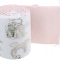 120x90cm 3Pc Baby Bedding Set Duvet Elephant On The Cloud/ Dots Pink