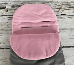 Universal Footmuff Grey/ Pink - MyHappy Baby