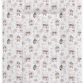 Baby Changing Mat 100% Cotton Padded Soft Nursery for Unit Pink Bears
