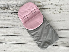 Universal Footmuff Grey/ Pink - MyHappy Baby