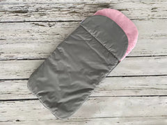 Universal Footmuff Grey/ Pink - MyHappy Baby