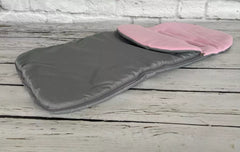 Universal Footmuff Grey/ Pink - MyHappy Baby