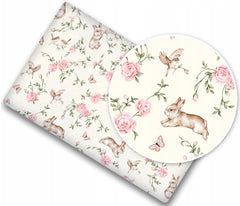 Baby Fitted Toddler Bed Sheet Printed 100% Cotton Mattress 160x80cm Secret Garden - MyHappy Baby
