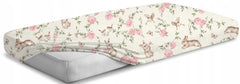 Baby Fitted Toddler Bed Sheet Printed 100% Cotton Mattress 160x80cm Secret Garden - MyHappy Baby