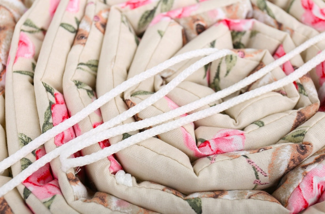 Cot Liner To Fit Baby Cot Bed All-Round Cotton 420cm Secret Garden