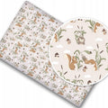 Fitted Sheet 120x60cm 100% Cotton for Baby cot Squirrels Dream