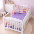 6Pc Baby Bedding Set Bumper Pillow Duvet Fit Cot 120x60cm Sheep Pink