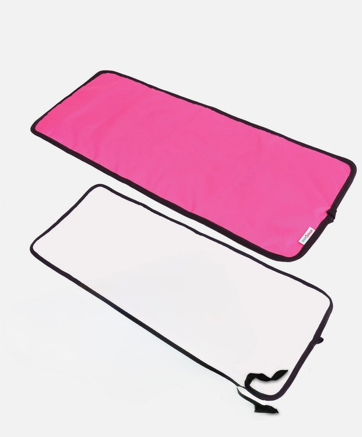 Portable Baby Changing Mat  Waterproof, Reversible & Foldable Travel Nappy Changing Pad (Pink)