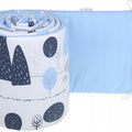 120x90cm 3Pc Baby Bedding Set Duvet Retro Cars/Blue