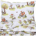 120x90 2Pc Baby Bedding Duvet Cover Set fit Cot Cotton A trip to the forest