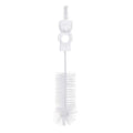Bottle Brush 2 In 1 Canpol Baby Feeding Bottle Teat Spout Nozzle Cleaner White