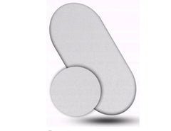 2-pack soft fitted sheet jersey stretchy cotton Moses basket 75x30 Light grey - MyHappy Baby